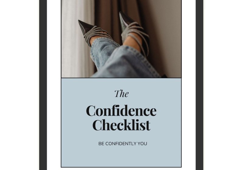 Free Printable Self-Confience Checklist| Pennalife