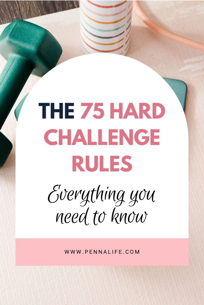 Second pin for 75 Hard Challenge Rules: How to Get Started