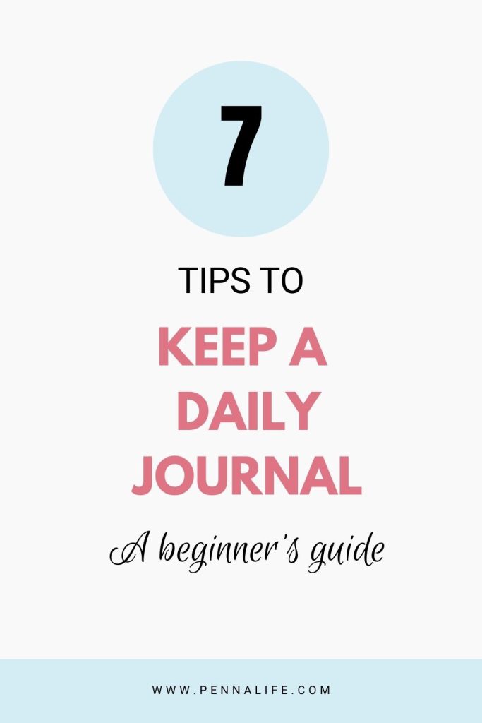 First pin for "how to start journaling: A simple guide for beginners"