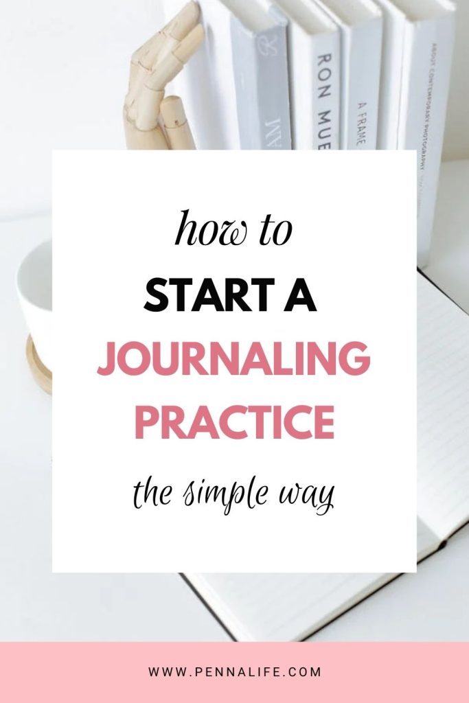 Second pin for "how to start journaling: A simple guide for beginners"