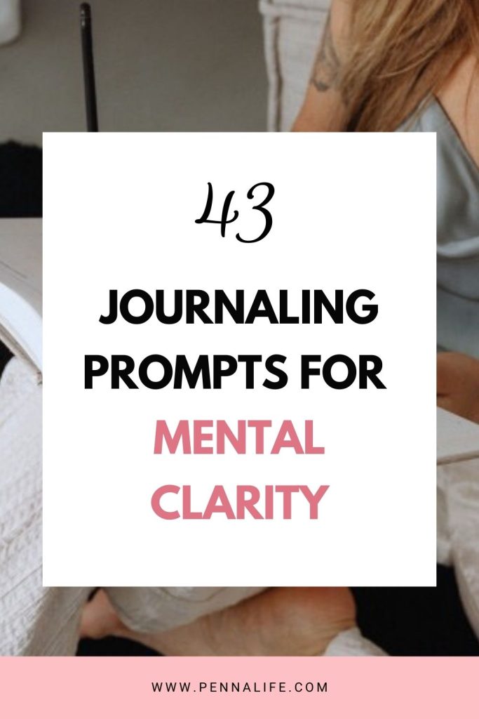 First pin for "journaling prompts for mental health"