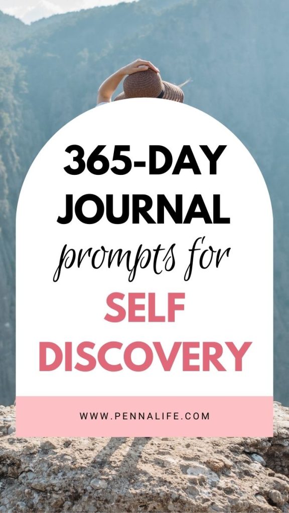 Second pin for 365-Day Journaling Prompts for Self-Discovery