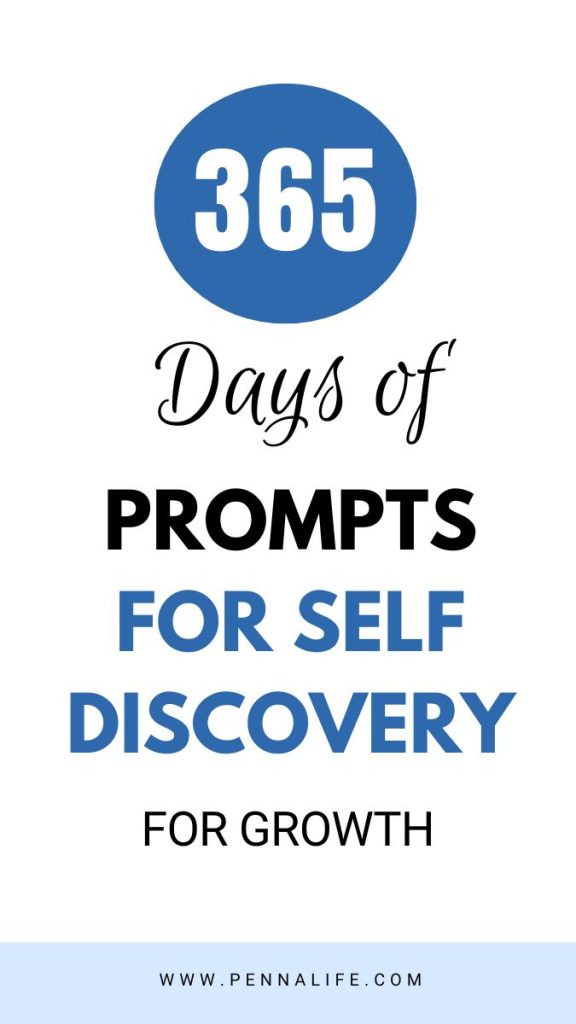 First pin for 365-Day Journaling Prompts for Self-Discovery