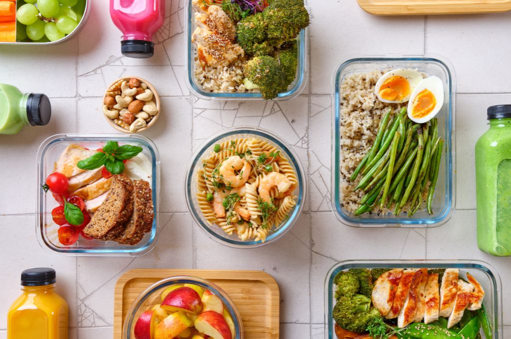 Meal prep as a Sunday Reset Routine Idea