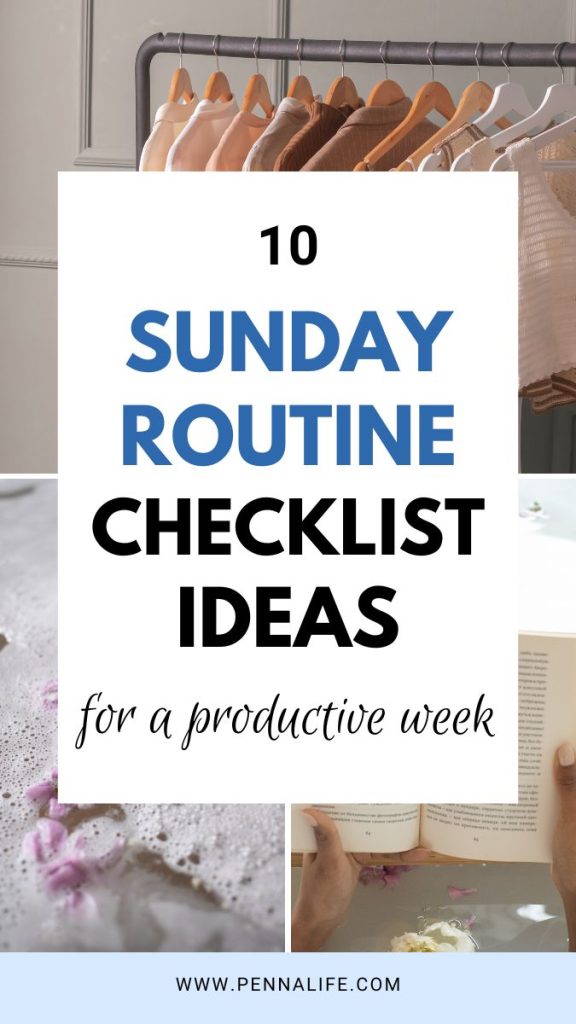 Second pin for Sunday Reset Checklist: 10 Productive Routine Ideas for Every Week