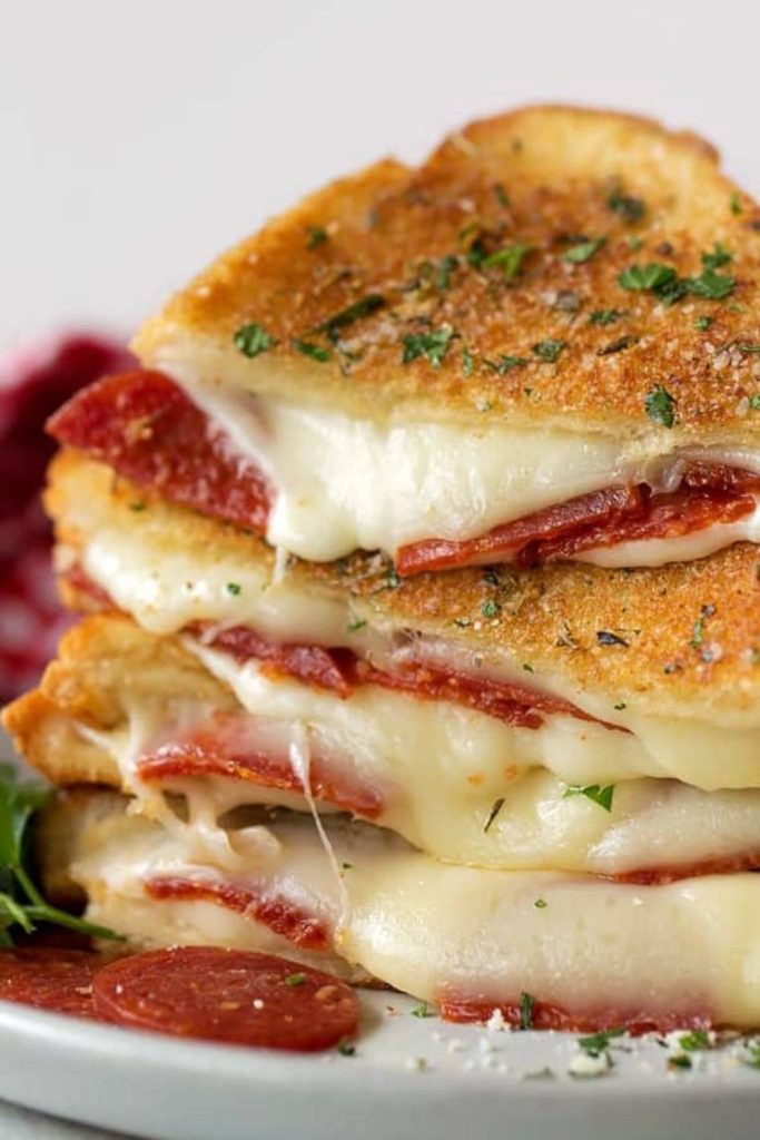 Pepperoni Grilled Cheese | Dinner Recipes for Family Comfort Food