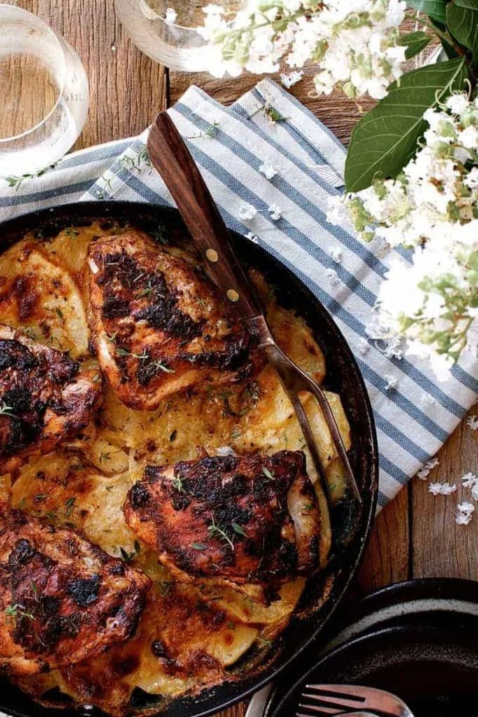 Rotisserie Chicken & Roasted Potatoes | Dinner Recipes for Family Comfort Food