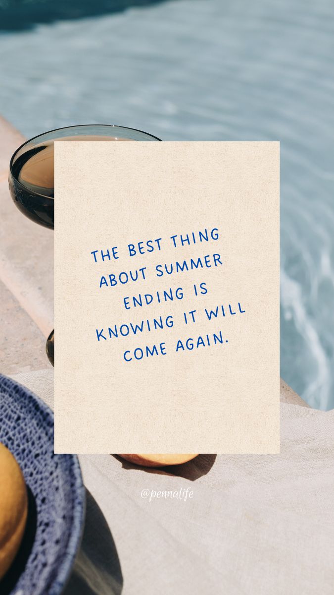 End of Summer Quotes