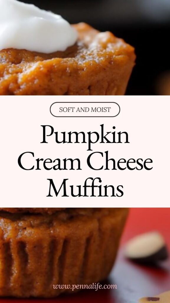 First pin for Pumpkin Cream Cheese Muffins (Starbucks Copycat)