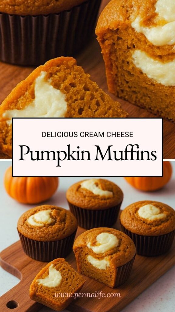Third pin for Pumpkin Cream Cheese Muffins (Starbucks Copycat)