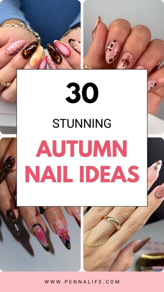 Frirst pin for 30 Stunning Fall Nail Ideas You’ll Be Obsessed With This Season