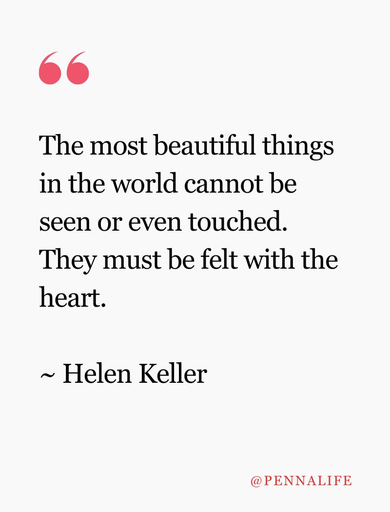 Life is beautiful quotes by Helen Keller and others